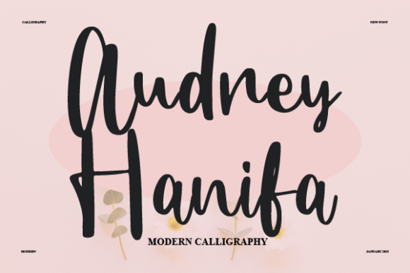Audrey Hanifa: A Stylish Script Font