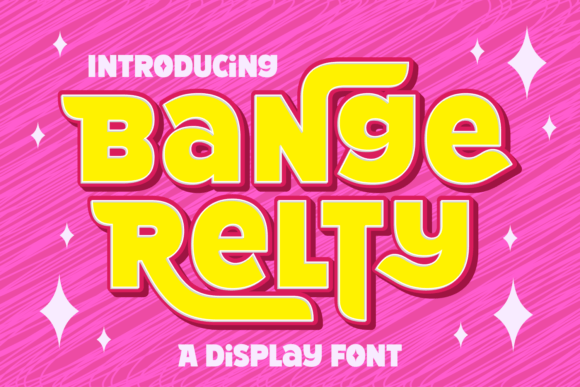 Bange Relty Font: Adorable Design for Crafters