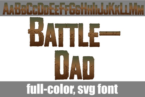 Battle-dad Font for Creative Projects