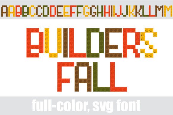 Builders Fall: A Warm, Colorful Font for Business Branding
