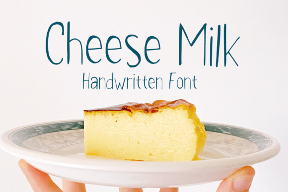 Cheese Milk Typeface: Elevating Brand Content with Handwritten Charm