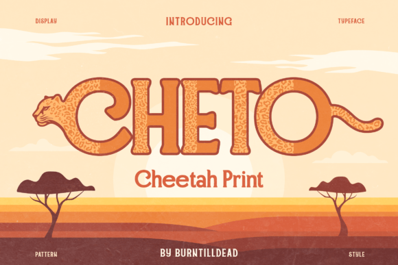 Cheto: A Wild Typeface for Bold Design