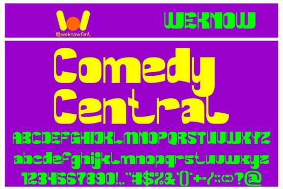 Comedy Central Font: Playful Typography for Creators