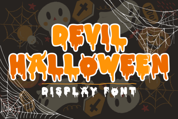 Devil Halloween: A Bold Halloween Display Font