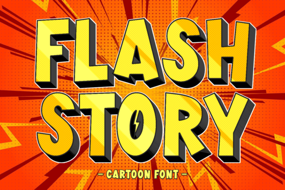 Flash Story Font for Creative Projects