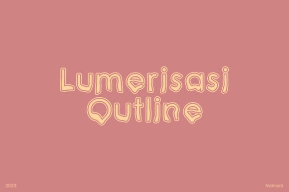 How Lumerisasi Outline Font Gave My Brand a Fresh, Whimsical Look