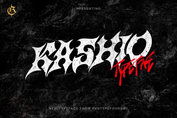 Kashio: A Bold Font for Gothic Design
