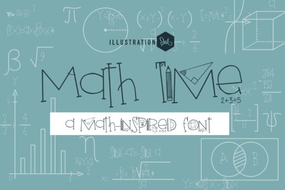 Math Time: A Handwritten Font with a Twist