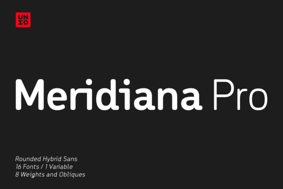 Meridiana Pro: A Font for Makers