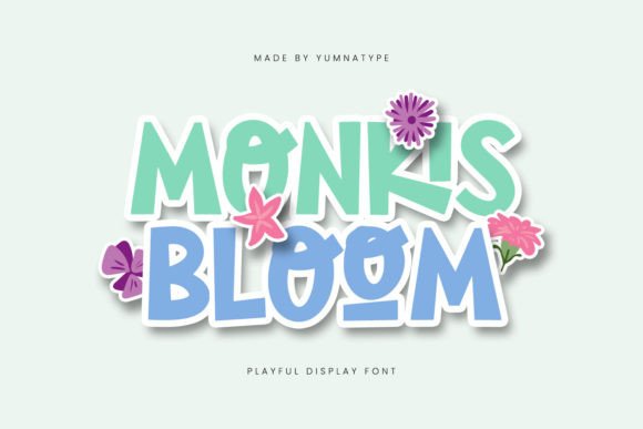 Monkis Bloom: A Playful Font for Bold Campaigns