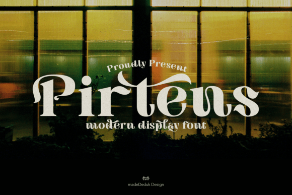Pirtens: A Bold Display Font