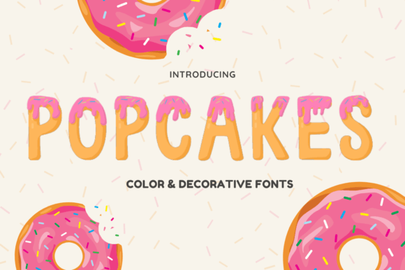 Popcakes: A Playful Typeface for Digital Branding