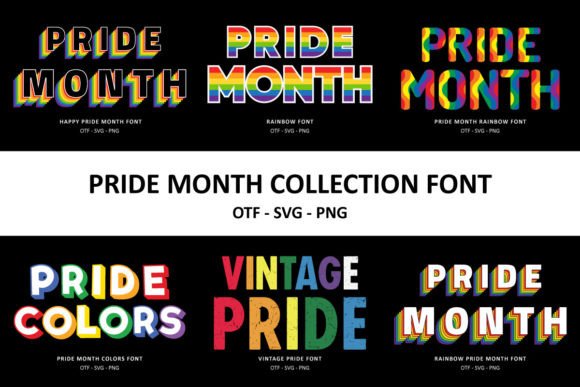 Pride Month Fonts for Business