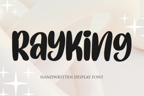 Rayking: A Fun Display Font for Creative Campaigns