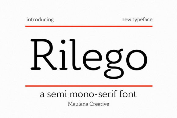 Rilego: A Serif Font for Elegant Design