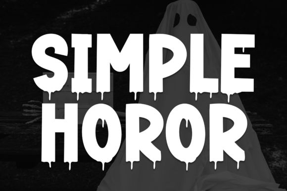 Simple Horor: A Spooky Font for Bold Design