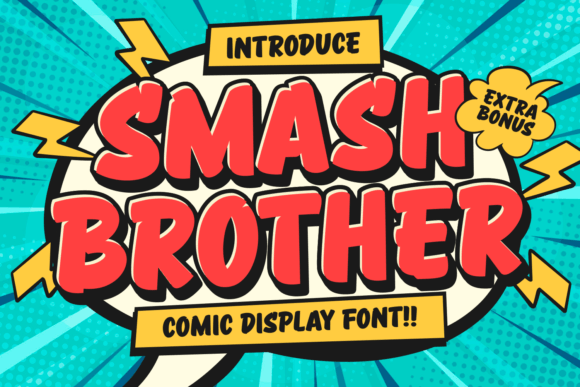 Smash Brother Font for Creative Makers