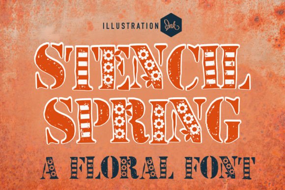 Stencil Spring Font for Creative Marketing