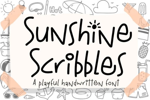 Sunshine Scribbles: A Warm Script Font for Creative Projects