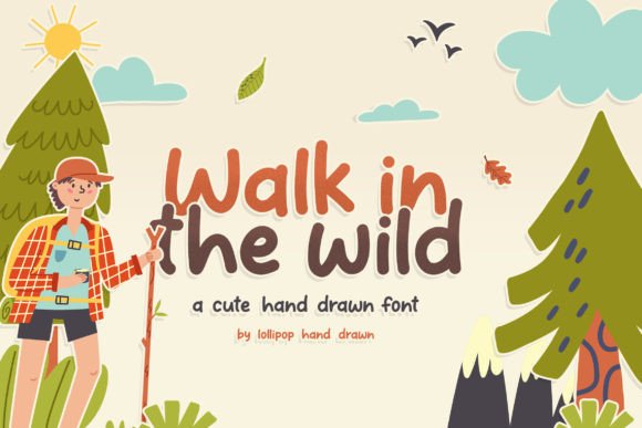 Walk in the Wild: A Handwritten Font for Web Design
